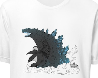style3 King Ghidorah T-Shirt da Uomo Gojira Japan nipon Kaiju Kanji Tokyo, Dimensione
