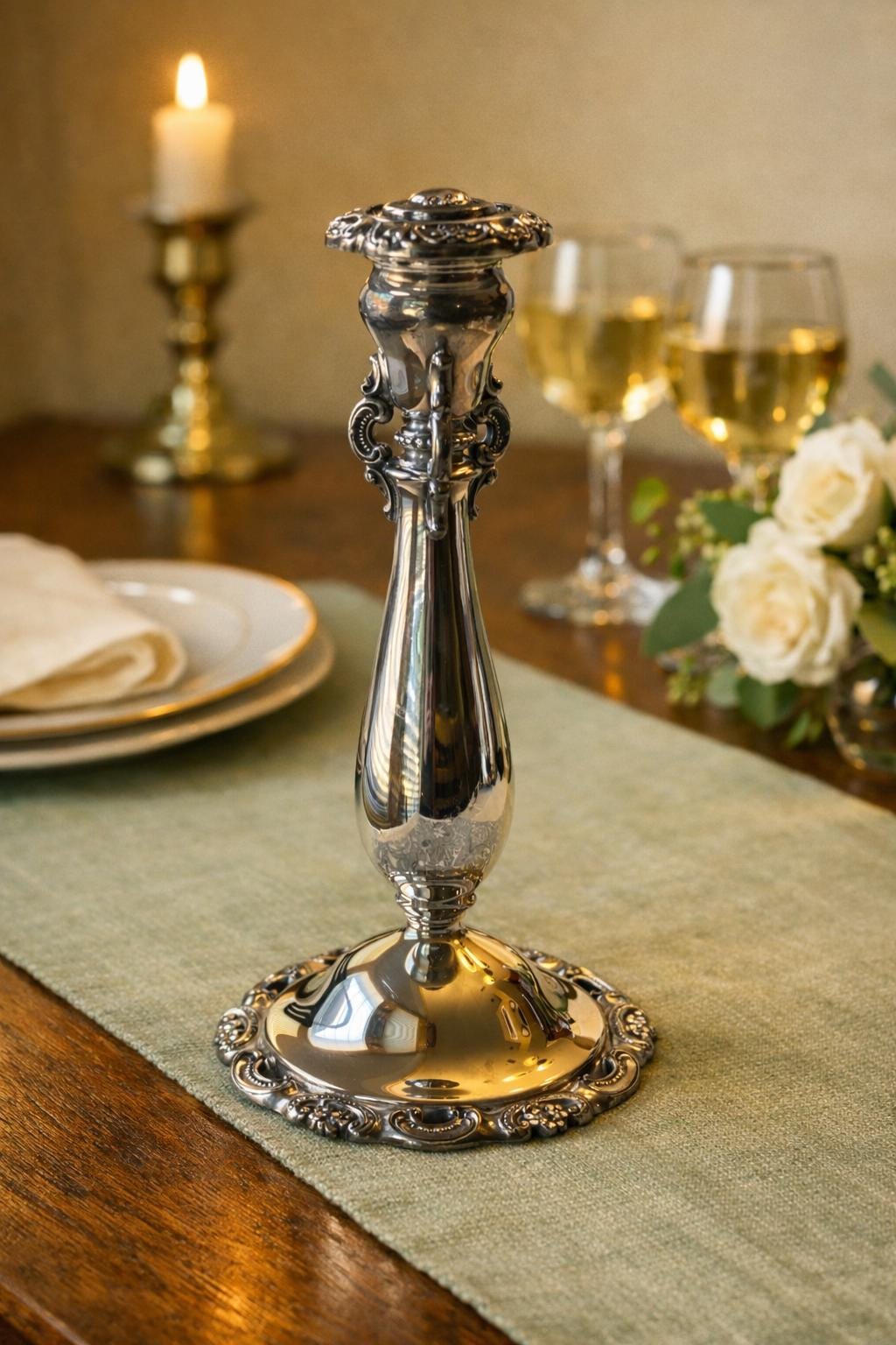 Wallace Baroque Candlesticks - Etsy