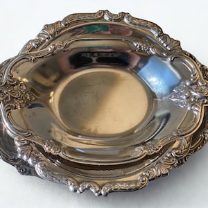 Reed & Barton Tara Hall Silverplate Bowl Set – 3 Elegant Vintage Serving Dishes – Holiday Entertaining, Wedding Table, or Luxe Home Décor