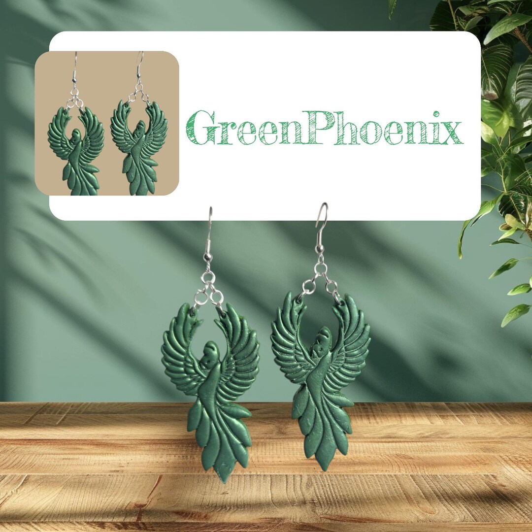 Green Phoenix - Etsy