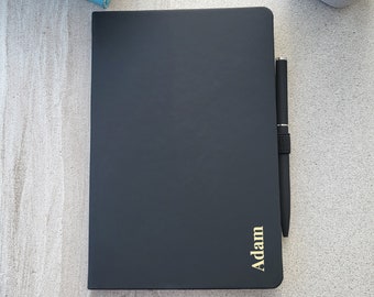 Personalised Notebook For Him With Matching Pen