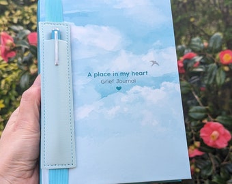 Guided Grief Journal For Coping With Loss, Grief Gift With Matching Pen