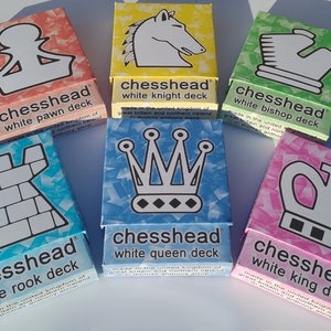 Chesshead opening cards - decks 1 to 6