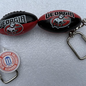 J.F. Sport - Pair of Georgia Bulldog Football Key Chains
