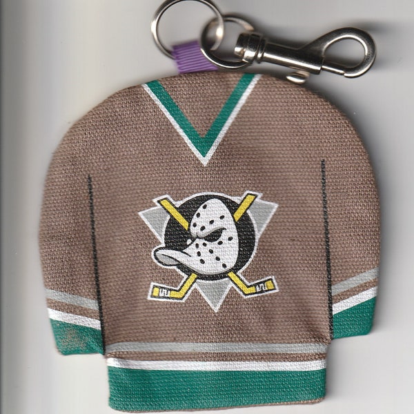 Anaheim Mighty Ducks Lil' Sport Jersey Key Chain