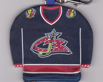 J.F. Sports - Llavero con la camiseta deportiva de los Columbus Blue Jackets