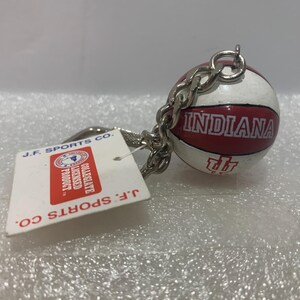 J.F. Sports - Indiana Hoosier Basketball Key Chain