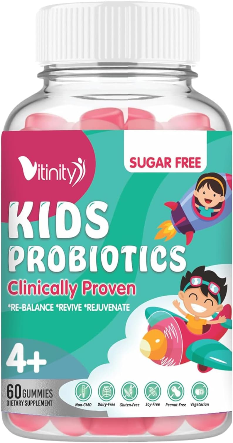 Probióticos para niños clínicamente probados - 60 Gomitas imagen 1