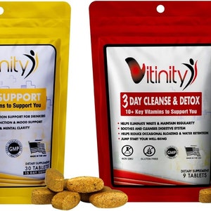 Drink Support + 3 Day Detox - Anti Alcohol Craving Support Supplement