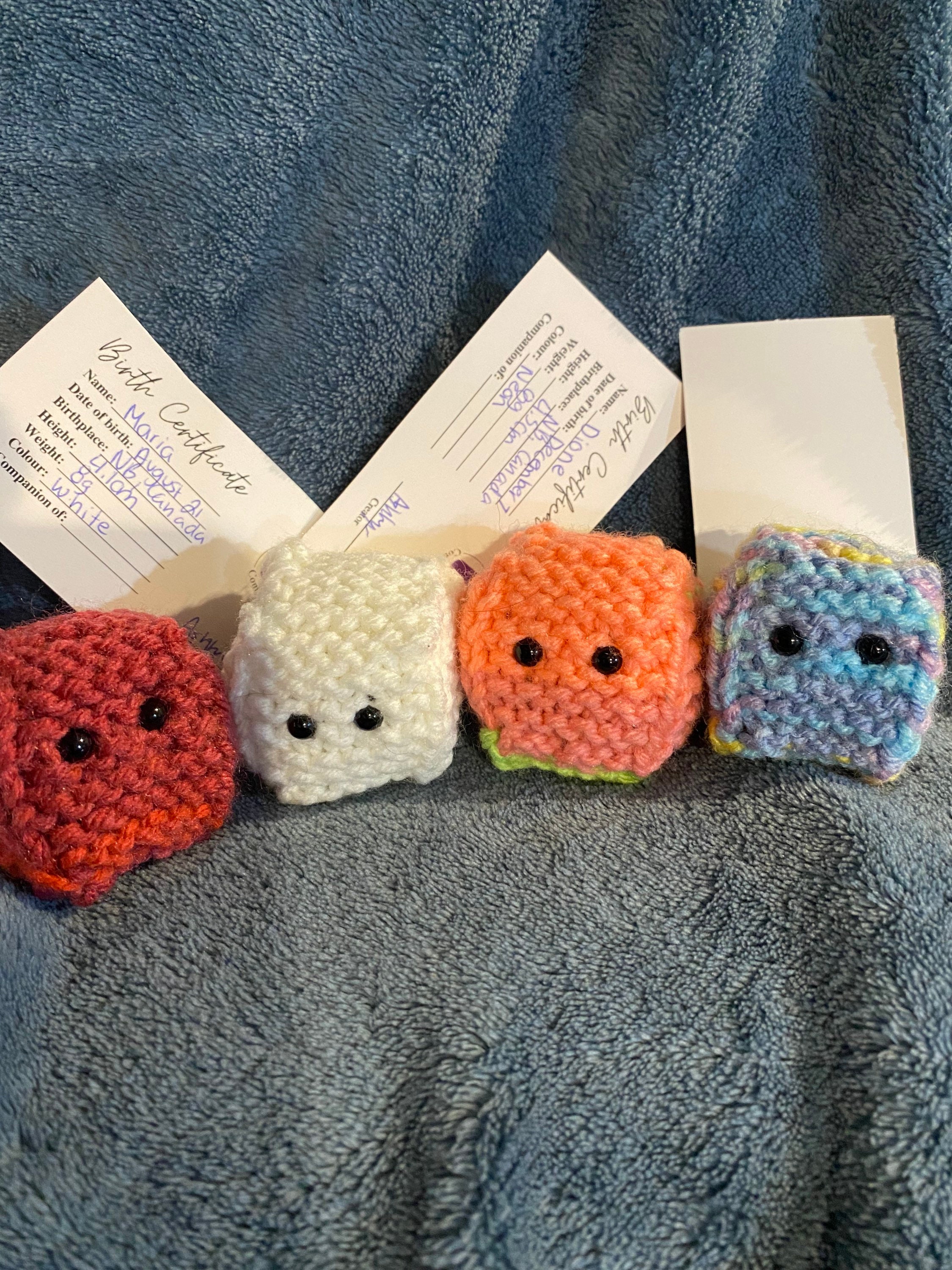 Cubies the Cube Companions Stress Relief Toys Pocket Etsy Canada