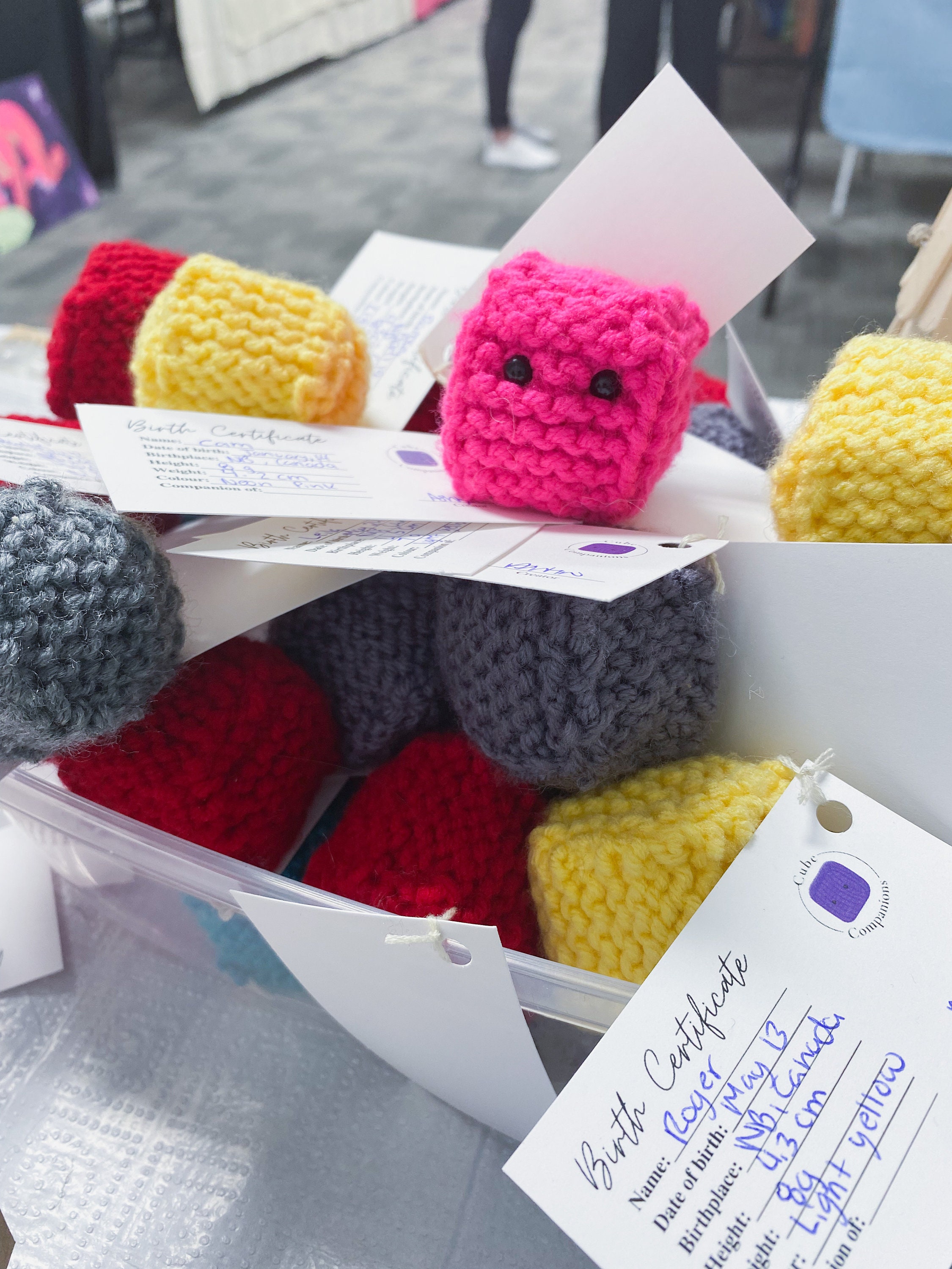 Cubies the Cube Companions Stress Relief Toys Pocket Etsy Canada