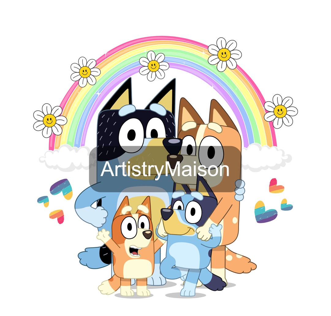 Bluey Family PNG Bluey Png Bluey Mom Dad Png Bluey Family Bluey Png ...