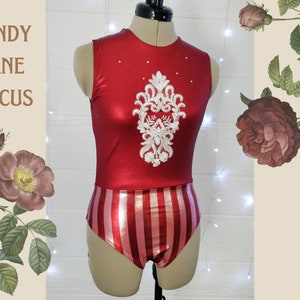 Candy Cane Circus - Women&#39;s Aerial/Dance/Circus/Acro Leotard