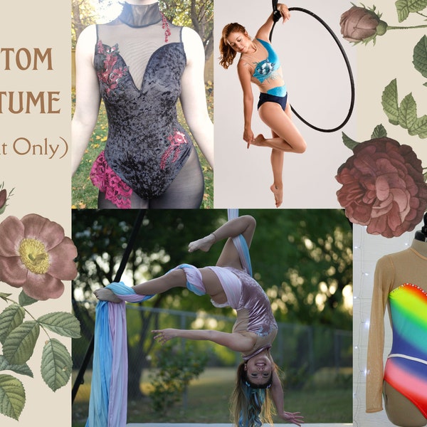 Custom Aerial/Dance/Circus/Pole/Acro Costume - Deposit Only - Made to Order