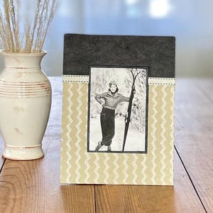 Squiggles Handmade Picture Frame, Photo Frame, Handcrafted, Artisanal, Queer-owned, LBGTQ+ Shop, Sustainably-made, Decorative