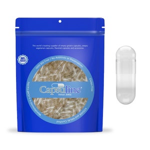 Clear Size 000 Empty Gelatin Capsules by Capsuline