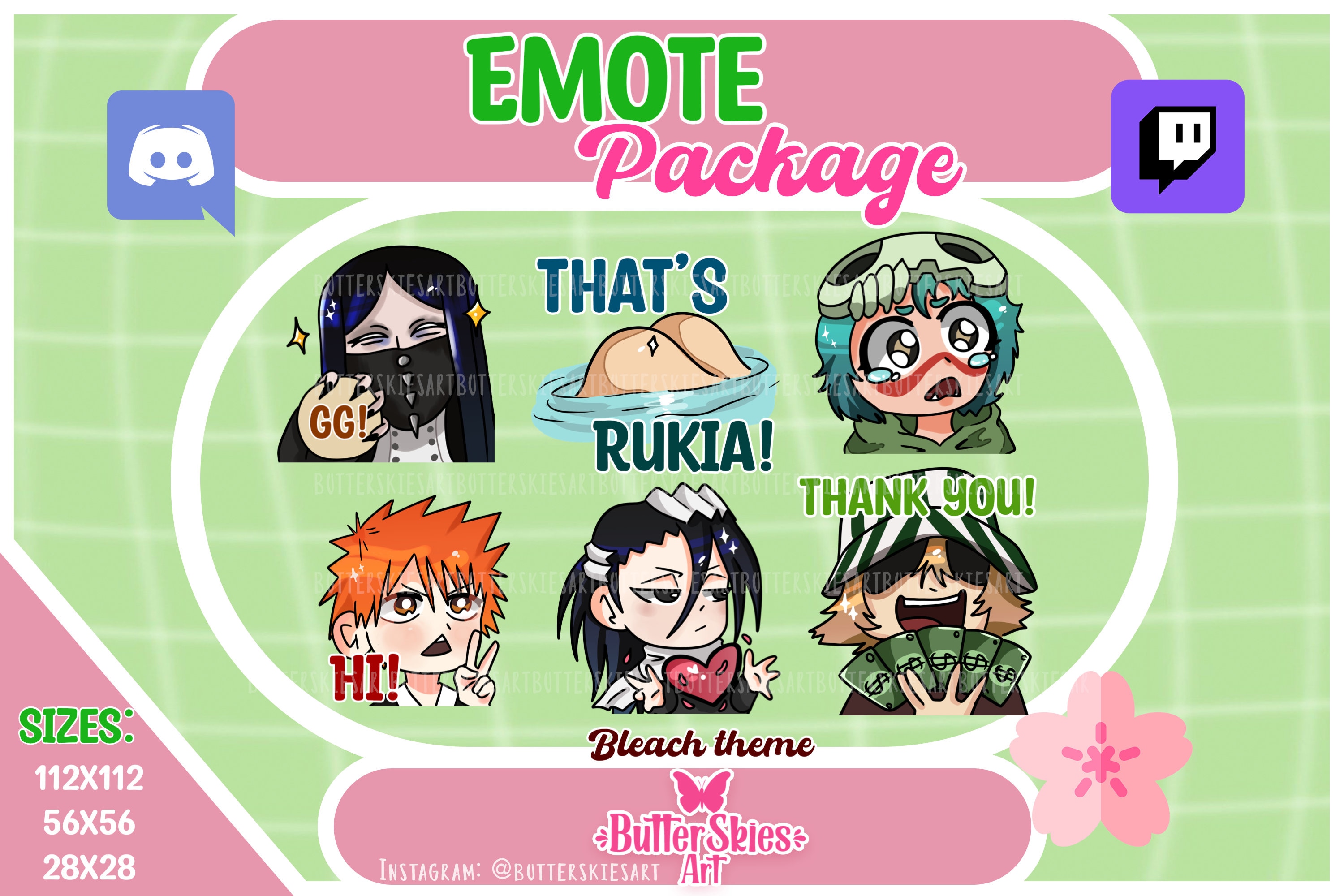 Bleach Anime Sticker Pack  Culture of Gaming