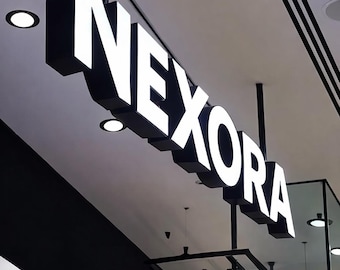 Custom LED Channel Letter Sign, Frontlit Illuminated Signage