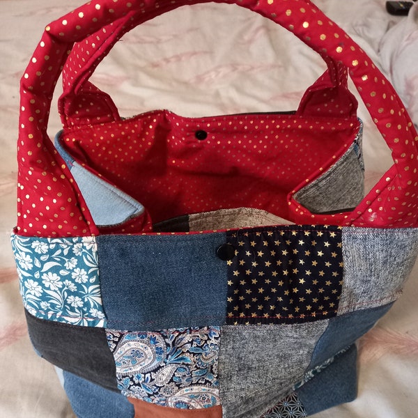 sac à main façon patchwork