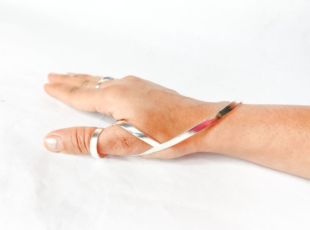 Thumb Splint Ring925 Sterling Silver Ringknuckle Ringsplint Etsy