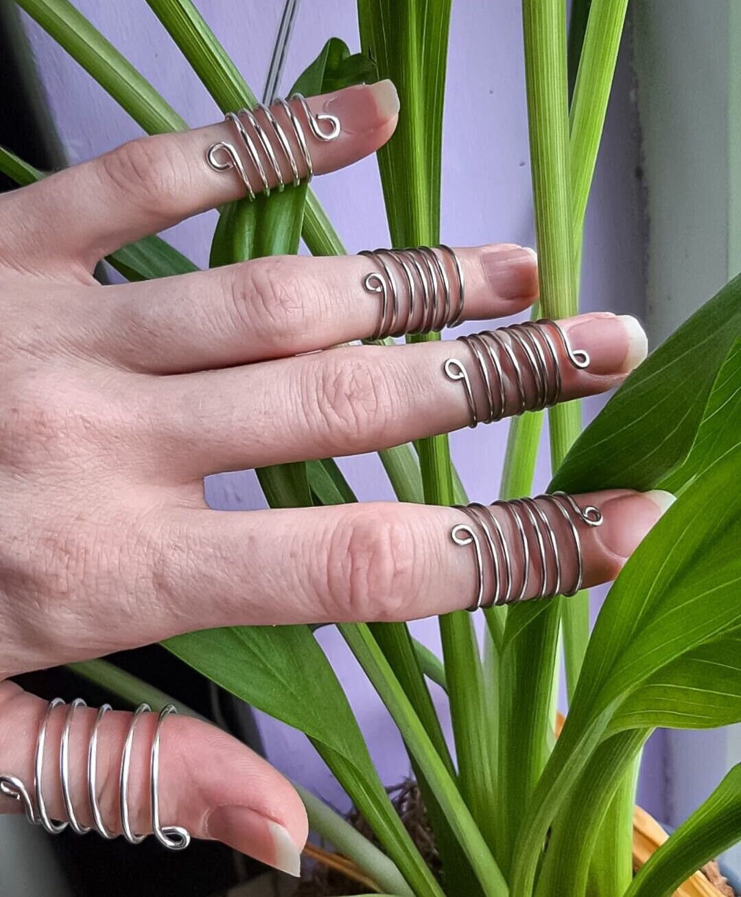 Mallet Splint Ring Mallet Finger Ring Silver Mallet Finger Etsy