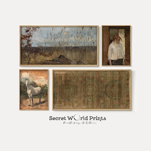 Franse landgalerij muurkunst set | Vintage zomer afdrukbare kunst | Franse cottage decorprint | Antieke boerderij digitaal downloaden
