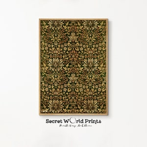 William Morris Print | William Morris Wall Art | Eclectic Prints | Textile Wall Art | Vintage Wall Art | Print Art Nouveau |DIGITAL DOWNLOAD
