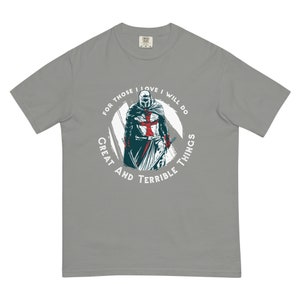 Knight Templar t-shirt, DnD shirt, Paladin tee shirt, D&D shirt, Pathfinder shirt, Smite shirt, Dungeons and Dragons Class