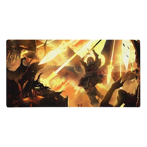 Angelic Zariel - Mousepad para jogos, Tapete de mesa, Tapete de jogo de Magic, Tapete para jogos de mesa, Tapete para RPG, Tapete para D&D, Tapete para dados de D&D Avernus, Mousepad de Diablo