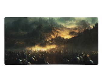 Fantasy Gaming mouse pad, desk pad, Gaming Playmat for Table Top Gamers - Card Trading Mat - Card Mat - Dice Mat - Gamer Gift, DnD dice mat