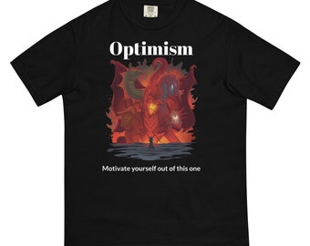 Tiamat-optimisme - Tiamat Dungeons and Dragons DnD T-shirt uniseks, Tiamat Evil Dragon Queen-shirt, D&D Hoard, grappig Tiamat Goddess T-shirt