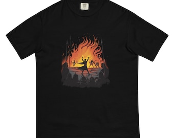 Koszulka Wizard Fire Wall, koszulka Sorcerer, koszulka D&D, koszulka DnD, koszulka GM