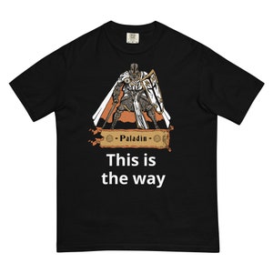 T-shirt D&D Paladin, chemise Smite Knight, vêtements D&D Paladin, vêtements Donjons et Dragons, chemise Gamer, chemise MMORPG Paladin
