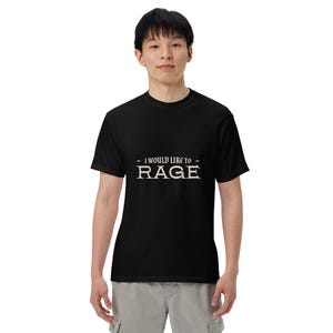 I Would Like to Rage - Dnd Barbarian Shirt for Dnd Gift for Barbarian Player Gift for Dnd T-Shirt Funny Dnd Gift for Dnd Lover tee Shirt