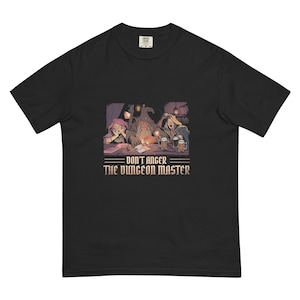 Don&#39;t Anger the DM - Unisex heavyweight t-shirt, DUNGEON MASTER Shirt, Dungeon master gift, dnd shirt dm, dnd gift for dungeon master