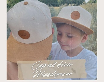 Cap mit Namen, Cap mit Wunschgravur, Mütze mit Namen, Geburtstagsgeschenk, Vatertagsgeschenk, Muttertag, personalisierte Mütze, Schulbeginn