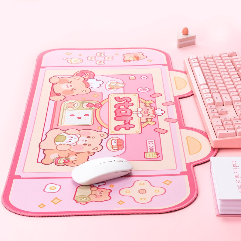 Cute Gaming Mousepad Kawaii Large Deskpad Aesthetic Anime Desk