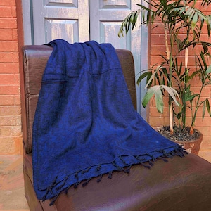 230x115 cm, Himalayan Yak Wool Blankets, Incredible Warm & Soft, Handloomed in Many Different Colours, Handmade in Nepal on Himalayan Region