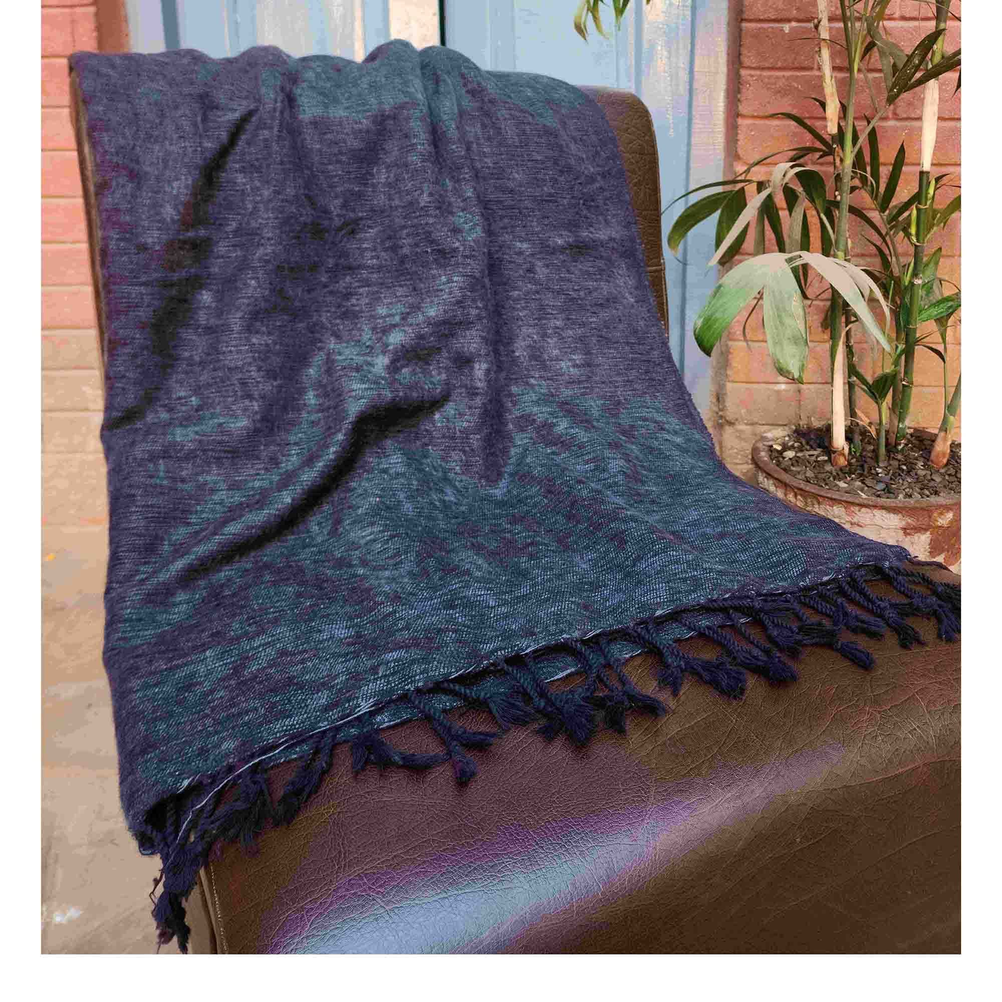 230x115 Cm, Himalayan Yak Wool Blankets, Incredible Warm & Soft, Handloomed in Many Different