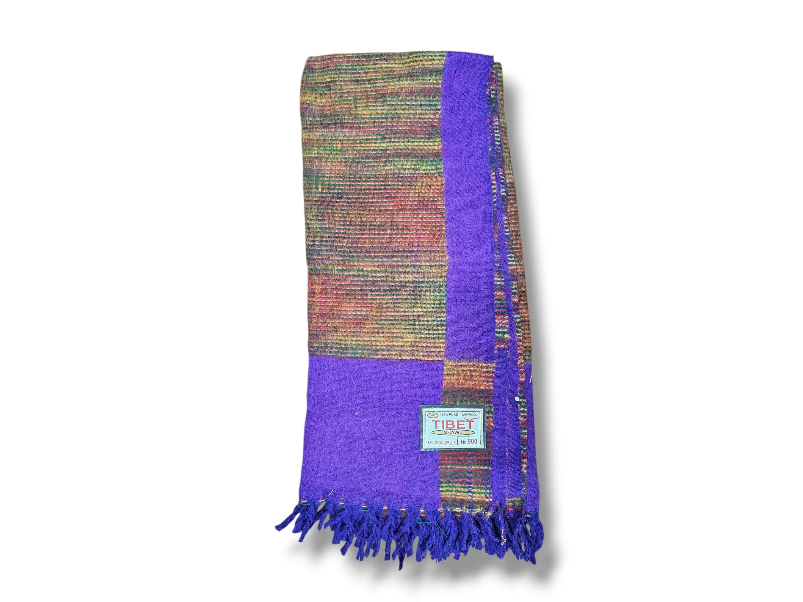 255x120 Cm, Traditional Tibetan YAK WOOL BLANKETS, Incredible Warm