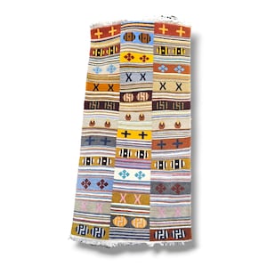 70x145 cm, Tibetan Meditation Handmade Woolen Rug/Mat/Carpets For Home/Office/Temple, Very Soft, Handmade by Local Women FairTrade in Nepal