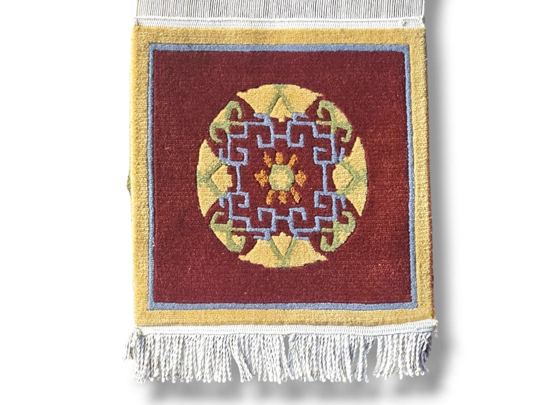 45x45 Cm, Tibetan Monastery Meditation Handmade Woolen Rug/mat/carpets ...