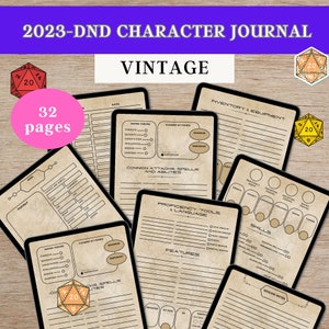 DnD 5e Character Sheet: PDF for Dungeons and Dragons 5th Edition