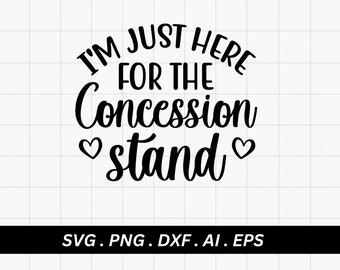 Concession Stand SVG: Baseball Quote Cut File (Digital Download)