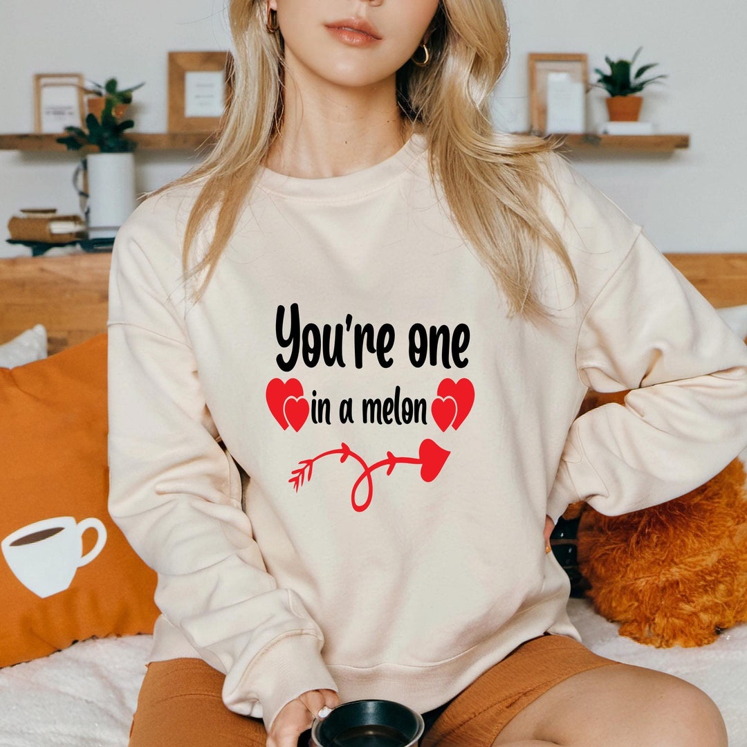 You Are One in A Melon Png, Matching Couple Svg, Cute Funny Valentines ...