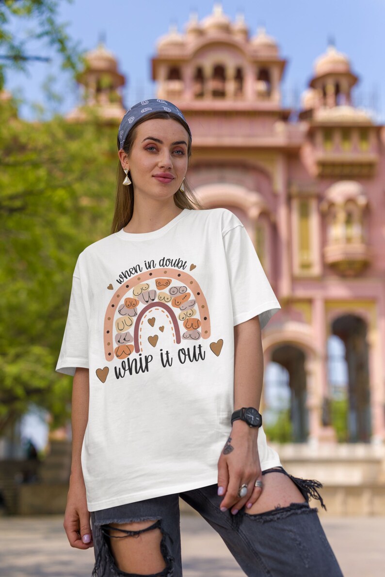 When in doubt whip it out breastfeeding t shirt funny etsy