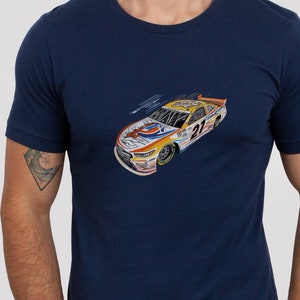 Nascar Tshirt, NASCAR Fan Gear, Motorsport Apparel, Driver Tshirt, NASCAR Fan Fashion, Car Racing T-shirt, NASCAR Car Graphic
