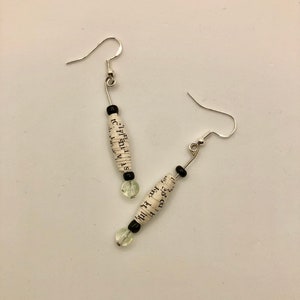 Book Page Earrings