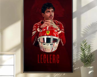 Póster de Charles Leclerc para Ferrari F1: Arte de la Scuderia 2025 (Descarga digital)