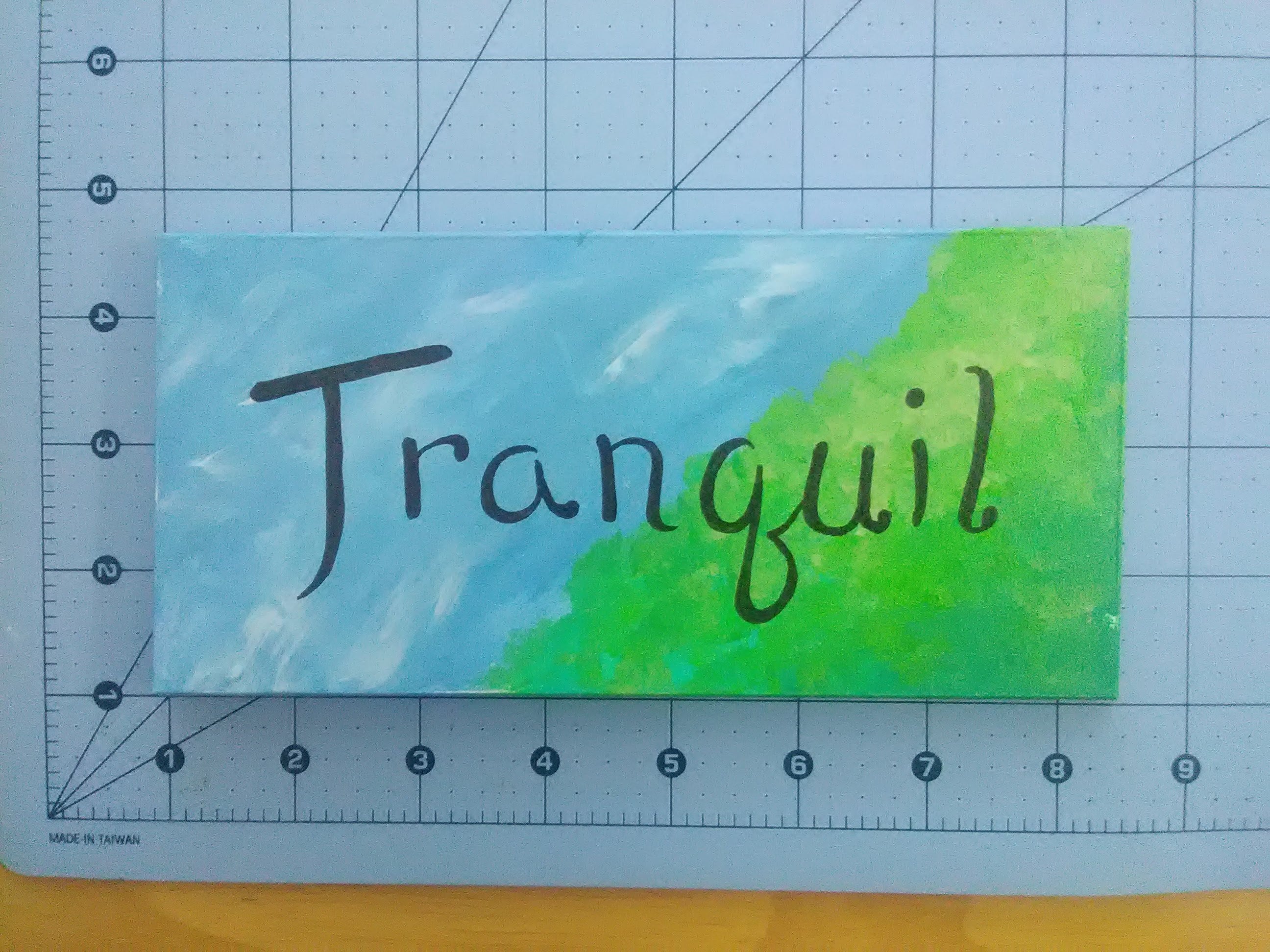 Tranquil Word Art Etsy